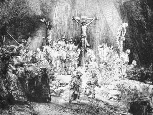 Rembrandt “The-Three-Crosses“ 15.5 x 20