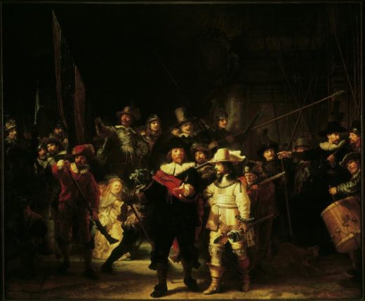 Rembrandt “Die-Nachtwache“ 72 x 60 cm 1
