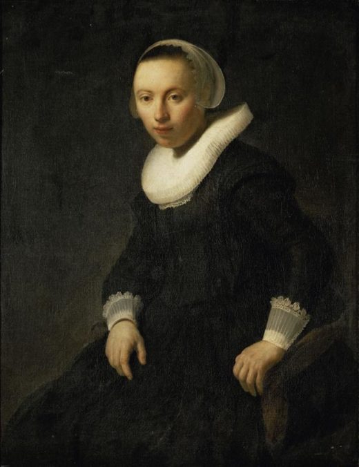 Rembrandt “Junge-Frau-im-Sessel“ 90 x 67