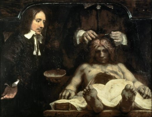 Rembrandt “Die-Anatomie-des-Dr-Johan-Deijman“ 142 x 142 cm 1
