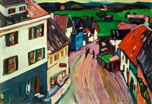 Wassily Kandinsky „Blick Aus Dem Fenster Des Griesbräu“ 69 x 49 cm 1