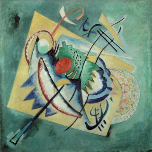 Wassily Kandinsky „Rotes Oval“ 71 x 71 cm 1