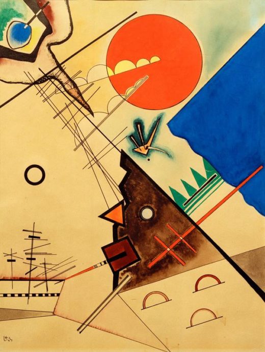 Wassily Kandinsky „Roter Kreis“ 31 x 41 cm 1