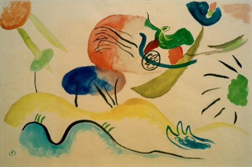 Wassily Kandinsky „Aquarell“ 47 x 31 cm 1