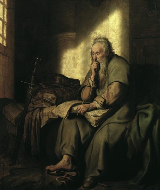 Rembrandt “Paulus-im-Gefängnis“ 46.8 x 68