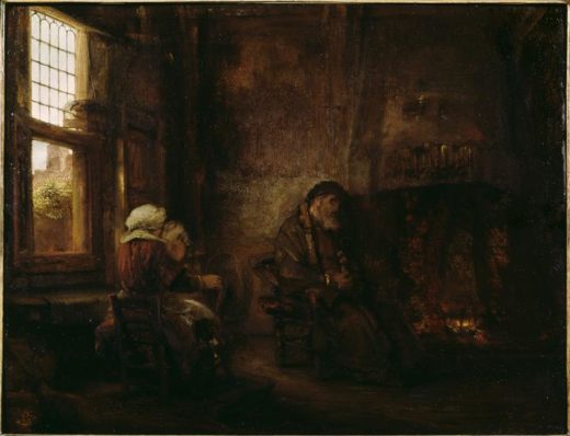 Rembrandt “Der-alte-Tobias-und-seine-Frau-Hanna“ 98 x 79 cm 1