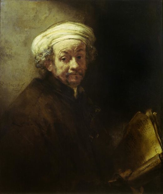 Rembrandt “Rembrand-Selbstbildnis-als-Apostel-Paulus“ 133.7 x 103