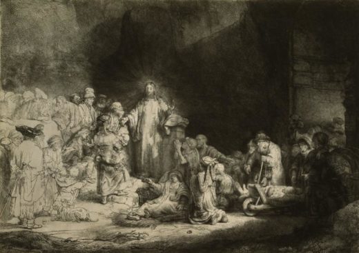 Rembrandt “Christus-heilt-die-Kranken“ 130 x 102 cm 1