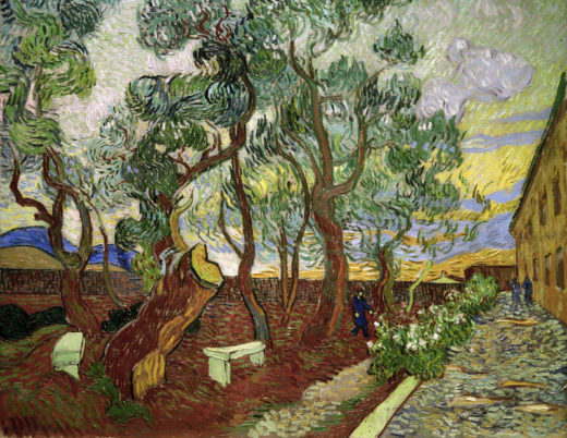Vincent van Gogh “Garten des Hospitals Saint-Paul” (Der Irrenhausgarten von Saint-Rémy / Die großen Pinien), 73,1 x 92,6 cm 1