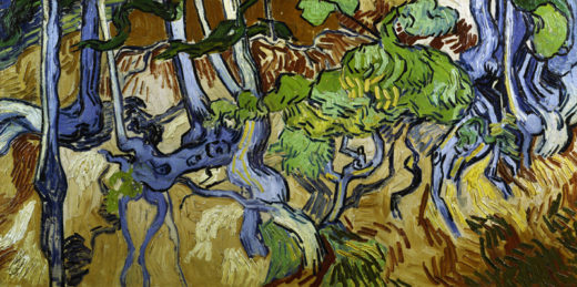 Vincent van Gogh “Baumwurzeln und Baumstaemme”, 50 x 100 cm 1