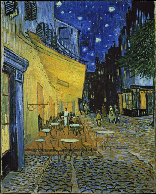Vincent van Gogh “Terrasse des Cafés an der Place du Forum in Arles am Abend”