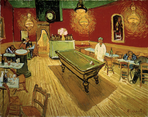 Vincent van Gogh “Das Nachtcafé an der Place Lamartine in Arles” 70 x 89 cm 1
