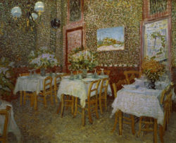 Vincent van Gogh “Inneres eines Restaurants”, 45,5 x 56,5 cm