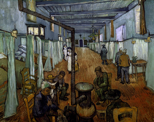 Vincent van Gogh “Schlafsaal im Hospital in Arles”