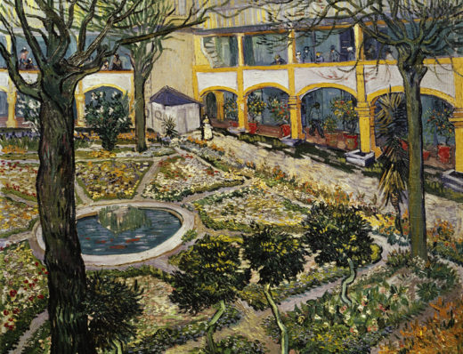 Vincent van Gogh “Garten des Hospitals in Arles”, 73 x 92 cm 1