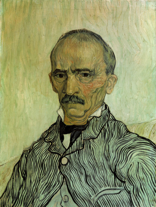 Vincent van Gogh “Bildnis des Oberaufsehers Trabuc im Hospital Saint-Paul” (Charles Elzéard Trabuc; 61 x 46 cm 1