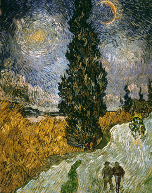 Vincent van Gogh “Zypresse gegen den Sternenhimmel”, 92 x 73 cm 1