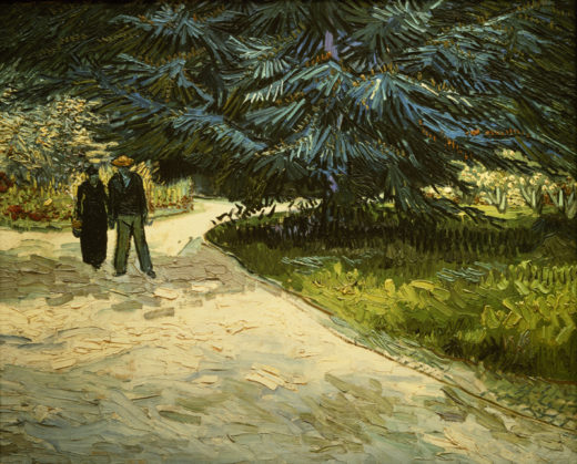 Vincent van Gogh “Paar im Park von Arles: Der Garten des Dichters III