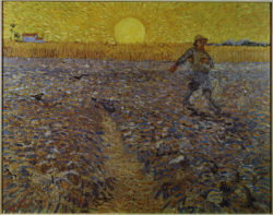 Vincent van Gogh “Saemann bei untergehender Sonne”, 64 x 80,5 cm