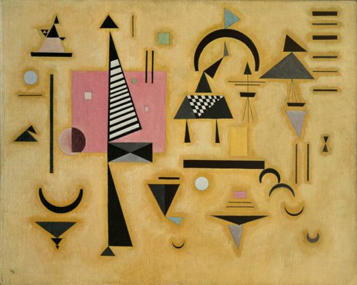 Wassily Kandinsky „Entscheidendes Rosa“ 100 x 80 cm 1