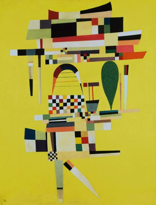 Wassily Kandinsky „Die Gelbe Leinwand“ 89 x 116 cm 1