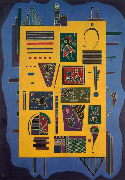 Wassily Kandinsky „Ein Konglomerat“ 42 x 58 cm 1