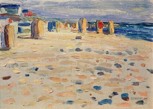 Wassily Kandinsky „Holland Strandkörbe“ 33 x 24 cm 1