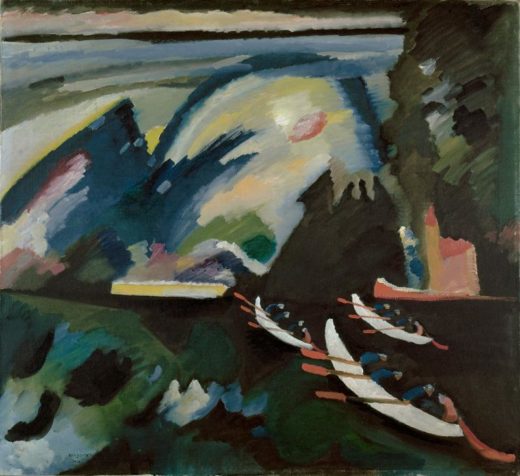 Wassily Kandinsky „Kahnfahrt See“ 105 x 98 cm 1