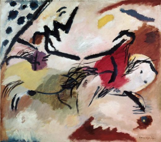 Wassily Kandinsky „Improvisation Pferde“ 108 x 94 cm 1