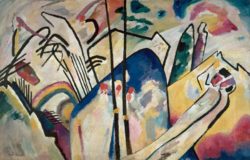 Wassily Kandinsky "Komposition Auf Weiss" 250 x 160 cm