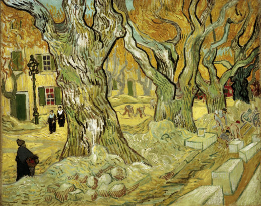 Vincent van Gogh “Straßenarbeiter in Saint-Remy”, 71 x 93 cm 1