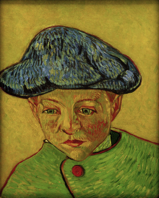 Vincent van Gogh “Bildnis Camille Roulin” 43,2 x 34,9 cm 1