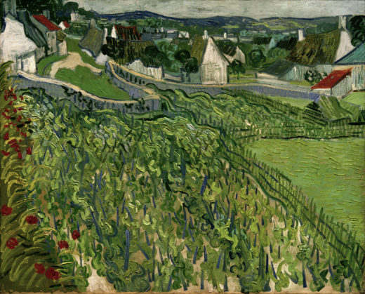 Vincent van Gogh “Weinberge mit Blick auf Auvers” 65,1 x 80,3 cm 1