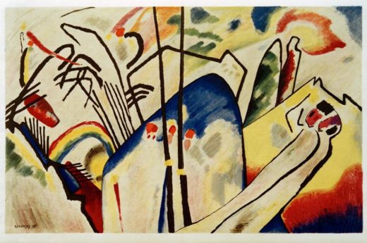 Wassily Kandinsky „Komposition“ 56 x 37 cm 1