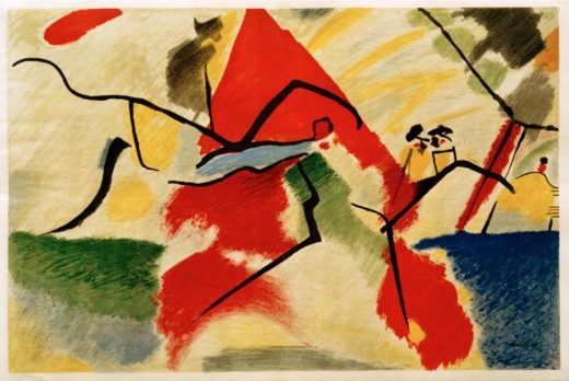 Wassily Kandinsky „Impression“ 56 x 37 cm 1