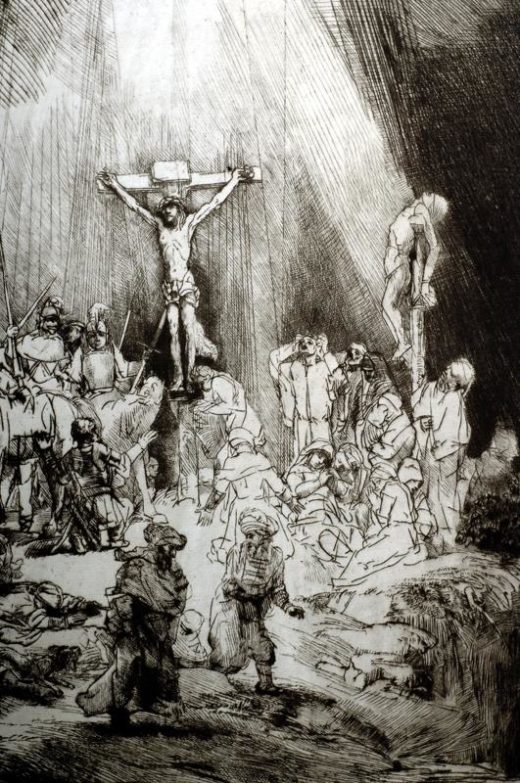 Rembrandt “Kreuzigung“ 94 x 67 cm 1