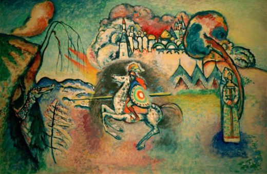 Wassily Kandinsky „Reiter St Georg“ 91 x 61 cm 1