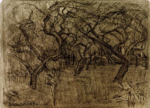 Piet Mondrian „Obstgarten“ 22 x 31 cm 1