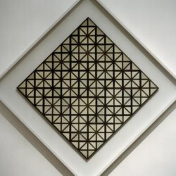Piet Mondrian "Komposition mit grauen Linien Composition with Grid" 84 x 84 cm