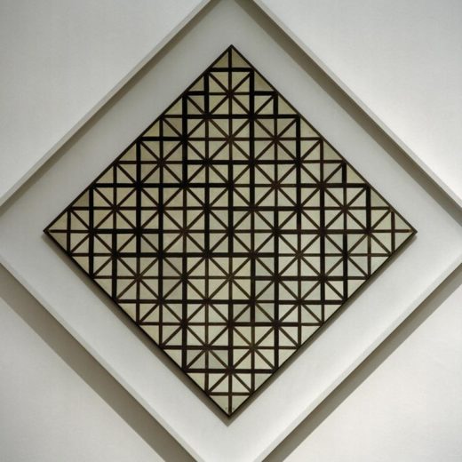 Piet Mondrian „Komposition mit grauen Linien Composition with Grid“ 84 x 84 cm 1