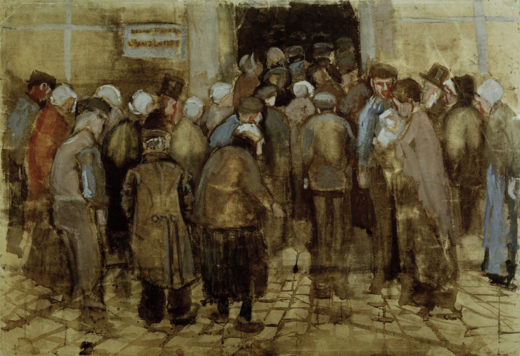 Vincent van Gogh “Die Armen und das Geld” 37,9 x 56,6 cm 1