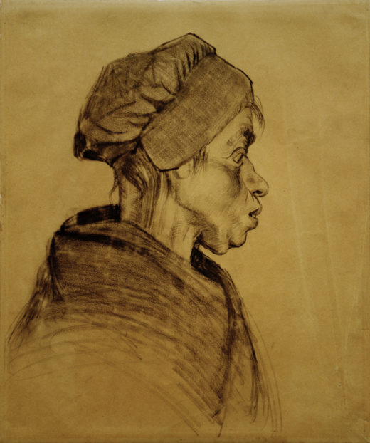 Vincent van Gogh “Kopf einer Frau” 40,2 x 33,3 cm 1