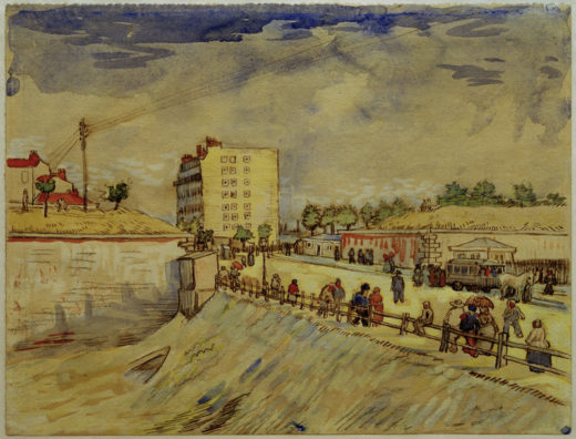 Vincent van Gogh “Pariser Stadttor” 24,1 x 31,6 cm 1