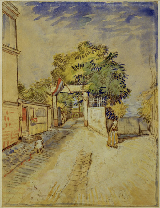 Vincent van Gogh “Eingang zum Moulin de la Galette”, 31,6 x 24 cm 1