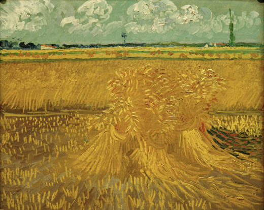 Vincent van Gogh “Weizenfeld mit Kornbuendel” 55,2 x 66,7 cm 1