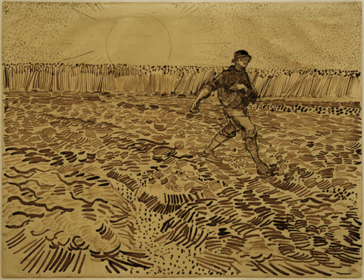 Vincent van Gogh “Der Saemann 24,4 x 32 cm 1
