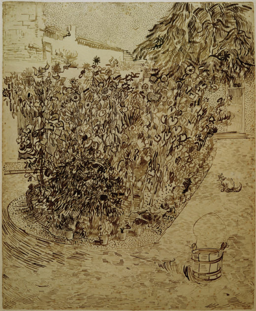 Vincent van Gogh “Garten einer Badeanstalt” 60,7 x 49,2 cm 1