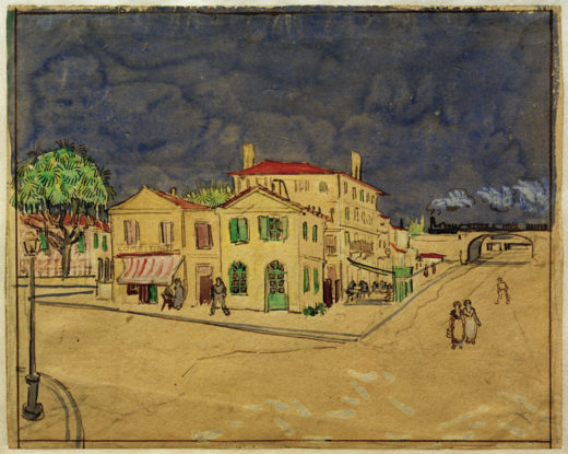 Vincent van Gogh “Das gelbe Haus” (Vincents Haus), 25,7 x 32 cm 1