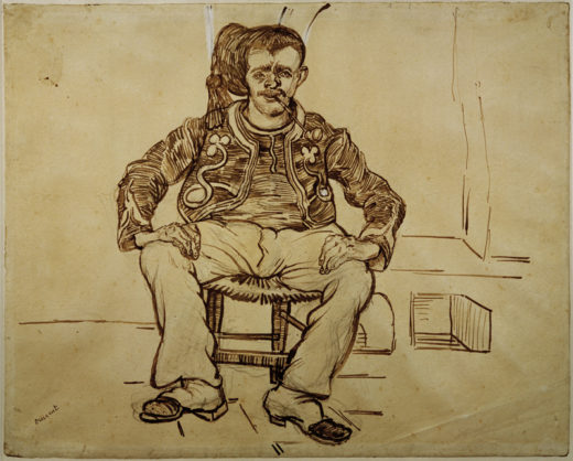 Vincent van Gogh “Sitzender Zuave” 49,3 x 61,2 cm 1