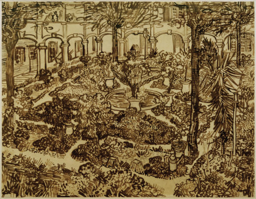 Vincent van Gogh “Garten des Hospitals” 46,6 x 59,9 cm 1